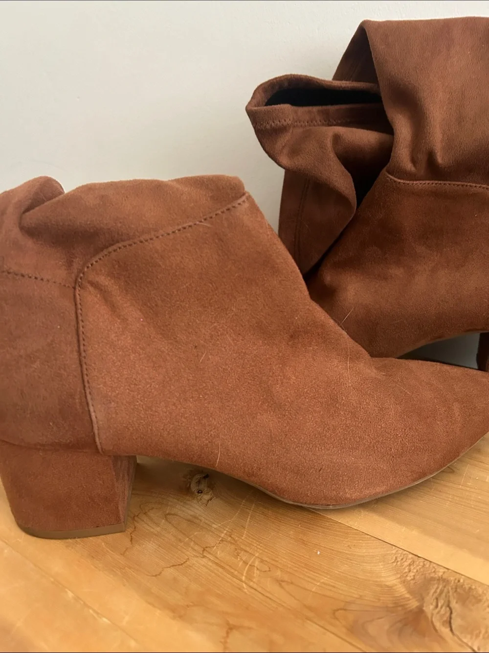 Women’s Brown Over-the-Knee Block Heel Boots